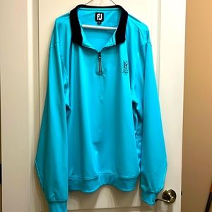 🇺🇸 Foot joy outer golf  jacket. Teal/blue. 2XL. TPC Sawgrass. Excellent cond
